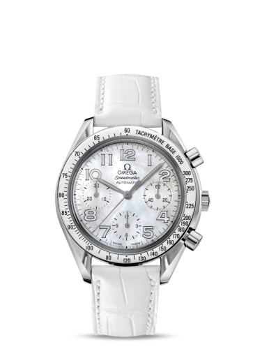 Omega Speedmaster Reduced Ladies Stainless Steel / MOP / White